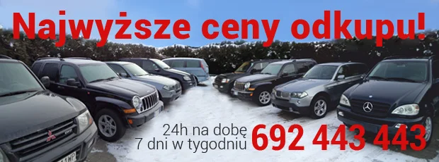 Najwyższe ceny odkupu w Auto skup Kurek Pleszew - zadzwoń 692 443 443